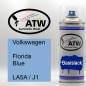 Preview: Volkswagen, Florida Blue, LA5A / J1: 400ml Sprühdose, von ATW Autoteile West.
